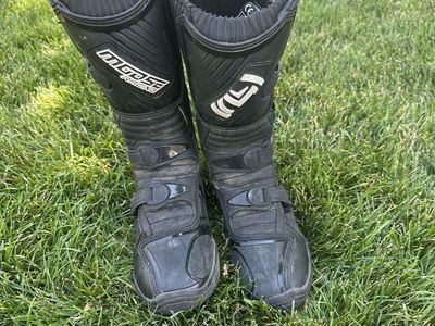 Youth Motorcycle Boots, size 4