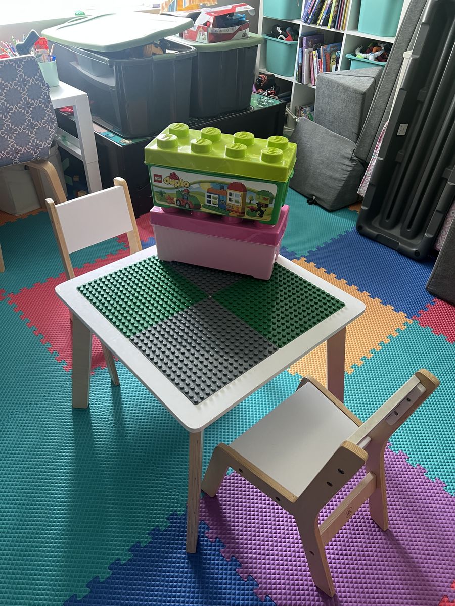 Duplo Lego Table and Chairs
