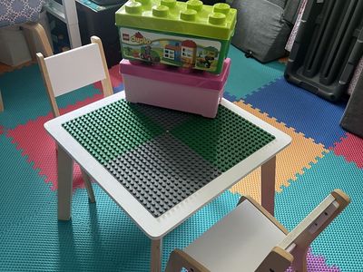 Duplo Lego Table and Chairs