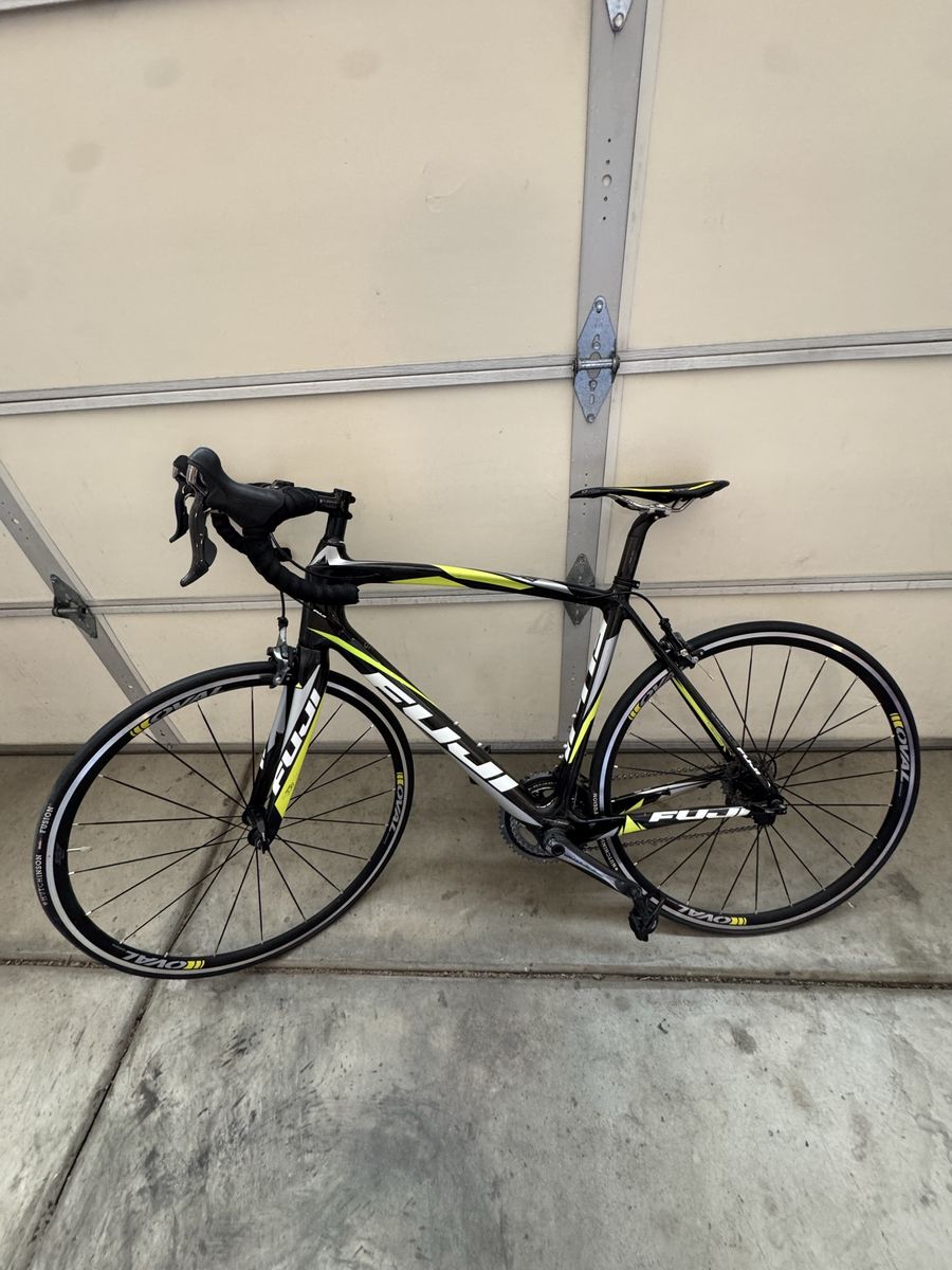 Fuji Gran Fondo Road Bike Black and Yellow Used Excellent Condition