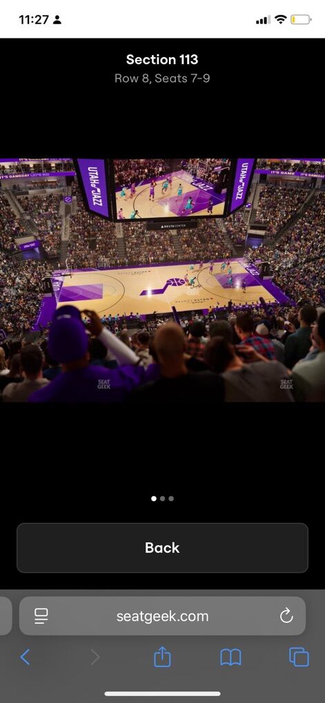 Jazz Vs Nuggets March 2 Section 113 And 109