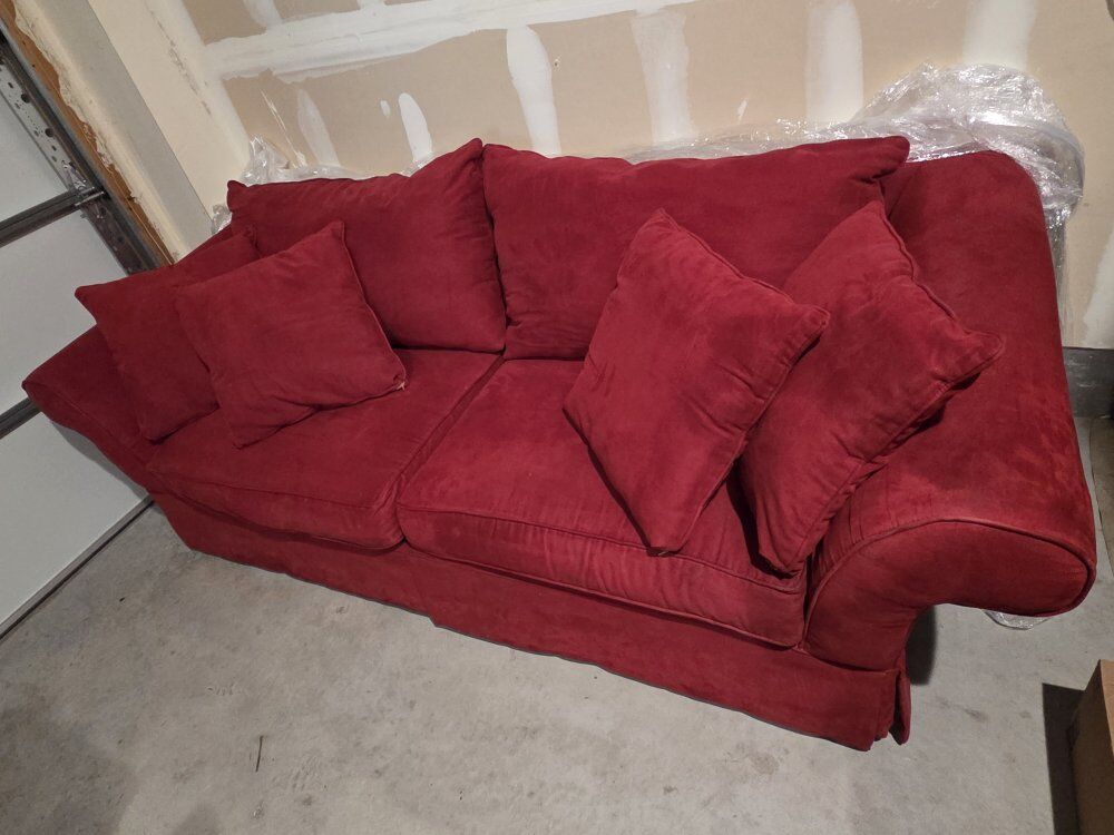 used red couch for sale