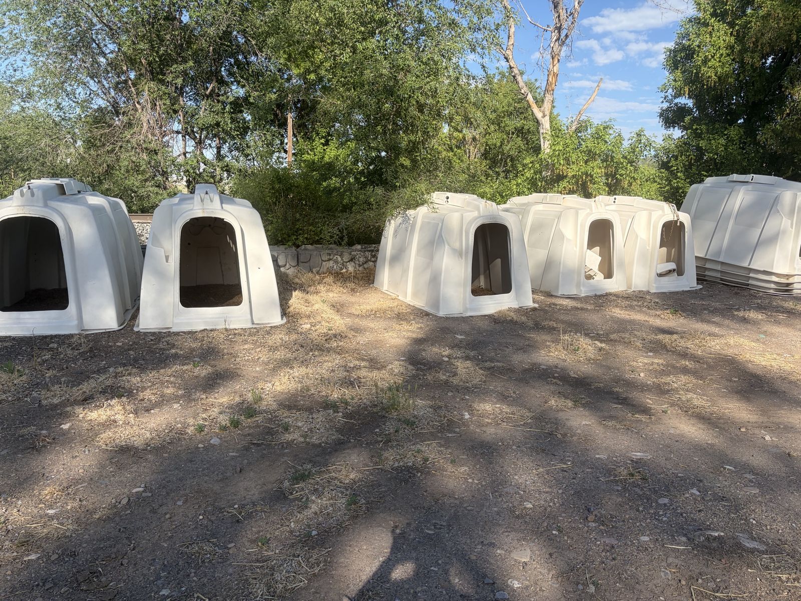 Calf hutches