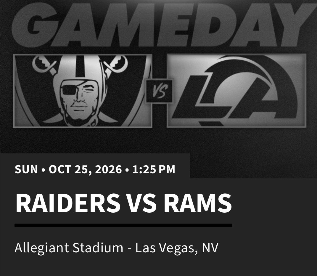 Raiders vs Rams
