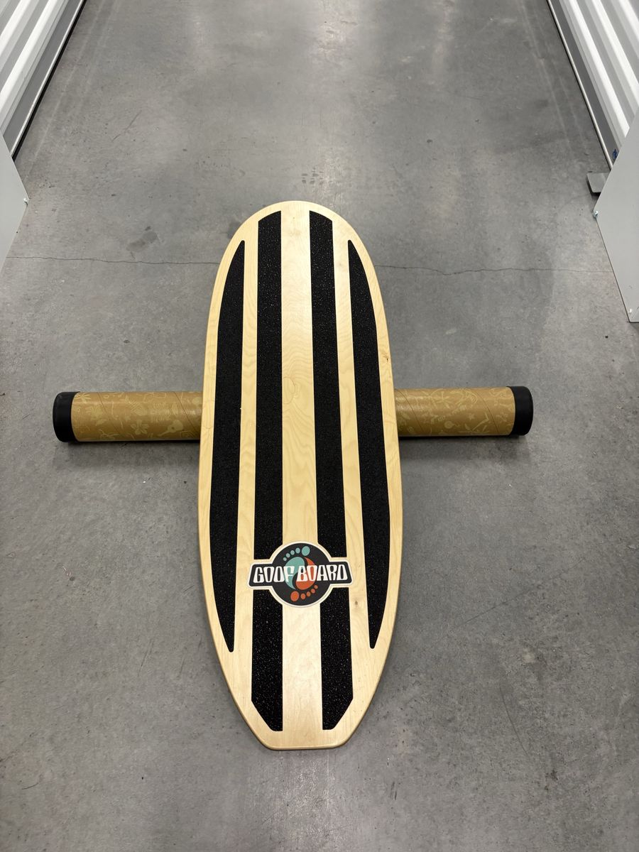 GoofBoard Classic Balance Board Trainer w/ Roller – Made in USA