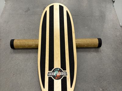 GoofBoard Classic Balance Board Trainer w/ Roller – Made in USA