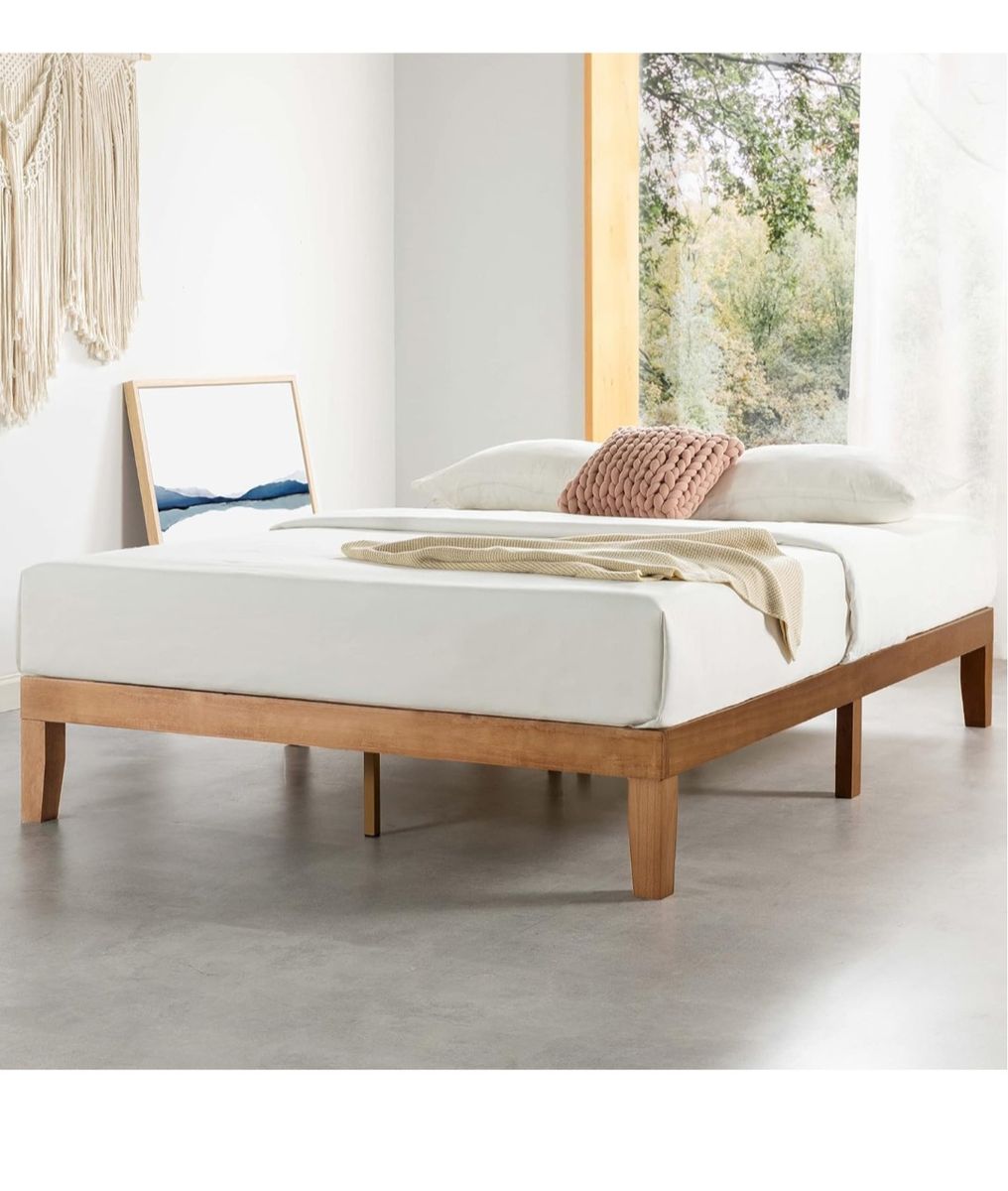 NEW Mellow Naturalista Classic Pine Queen Bed 12" Clearance