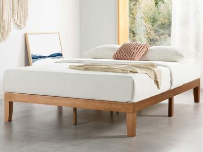 NEW Mellow Naturalista Classic Pine Queen Bed 12" Clearance