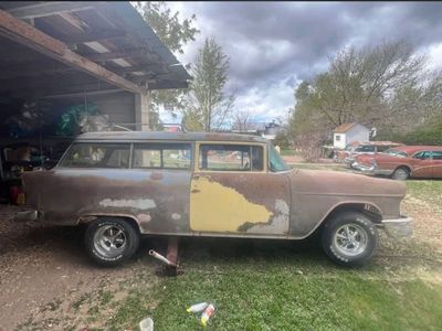 1955 Chevrolet 150 Handyman Two-Door Wagon Project Car - Rust-Free Body