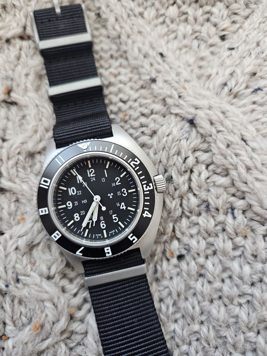 Marathon SSNAV-D Military Spec Diver/Pilot Watch