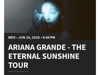 Ariana Grande Oakland CA Tickets (2)