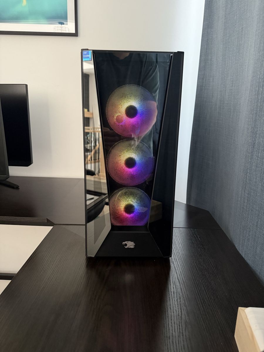 Gaming Computer + 2 28" Monitors