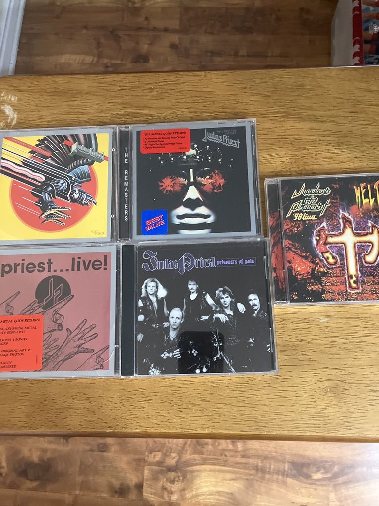Set Of 6 Judas Priest CDs