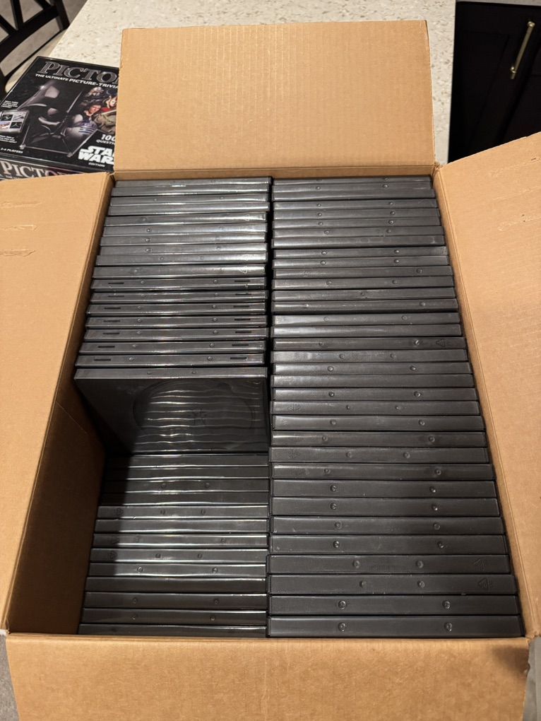 Empty DVD cases - 120