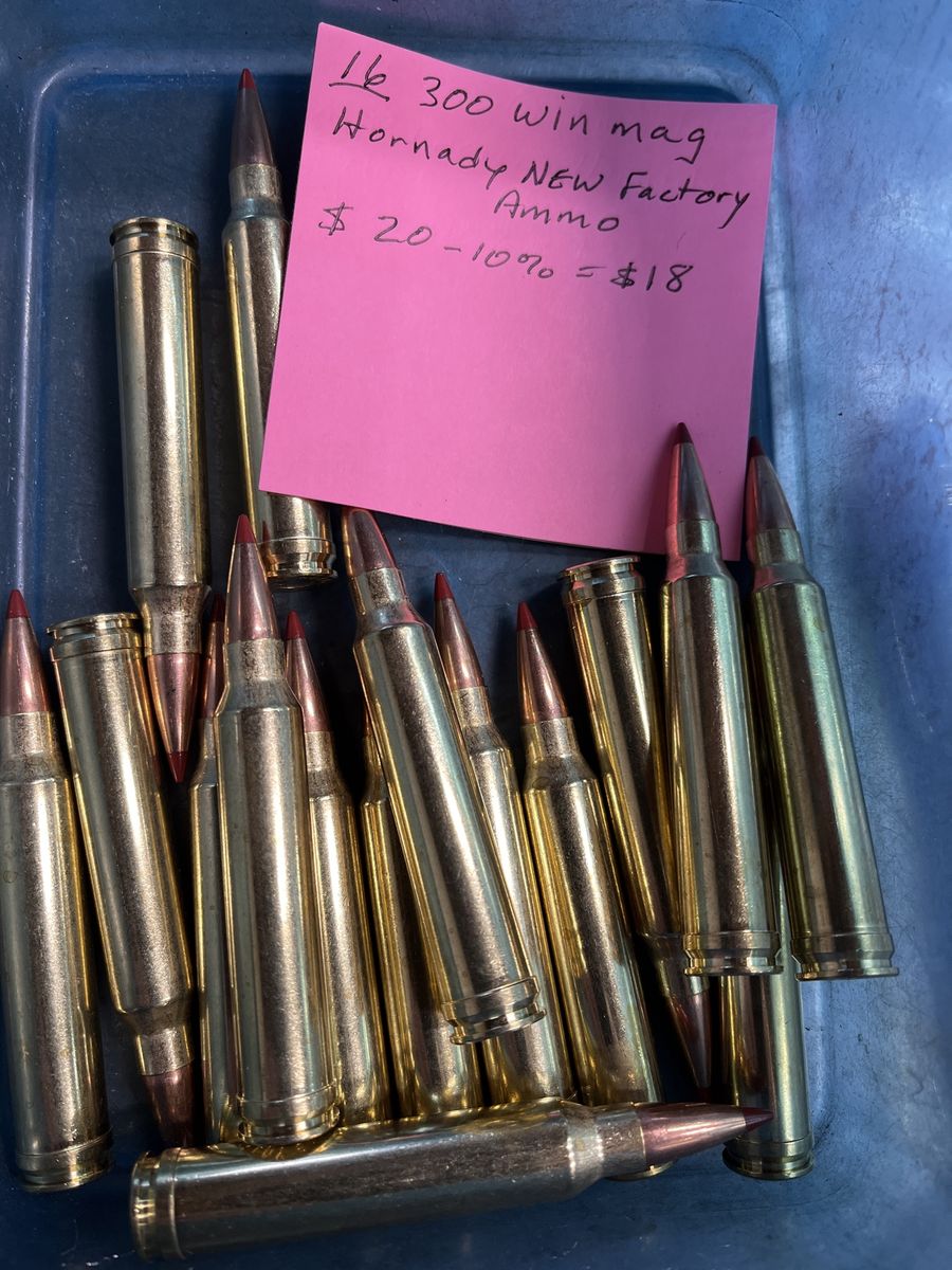 300 Win Mag Ammo.