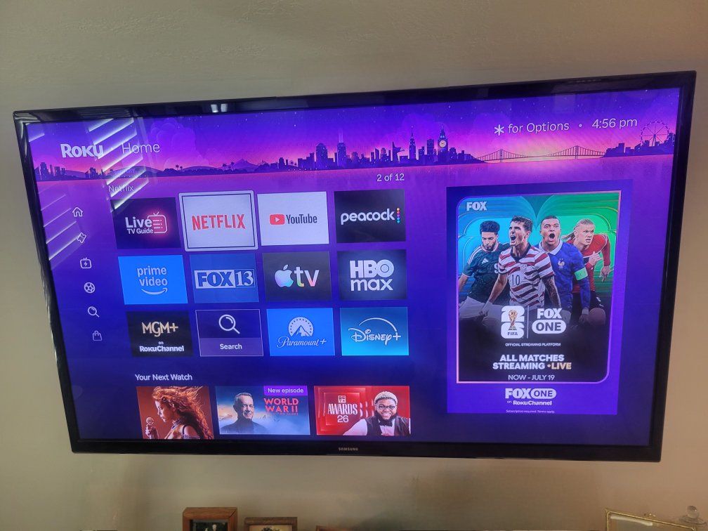 Samsung 60-inch Pasma TV with Remote - Used, Good Condition