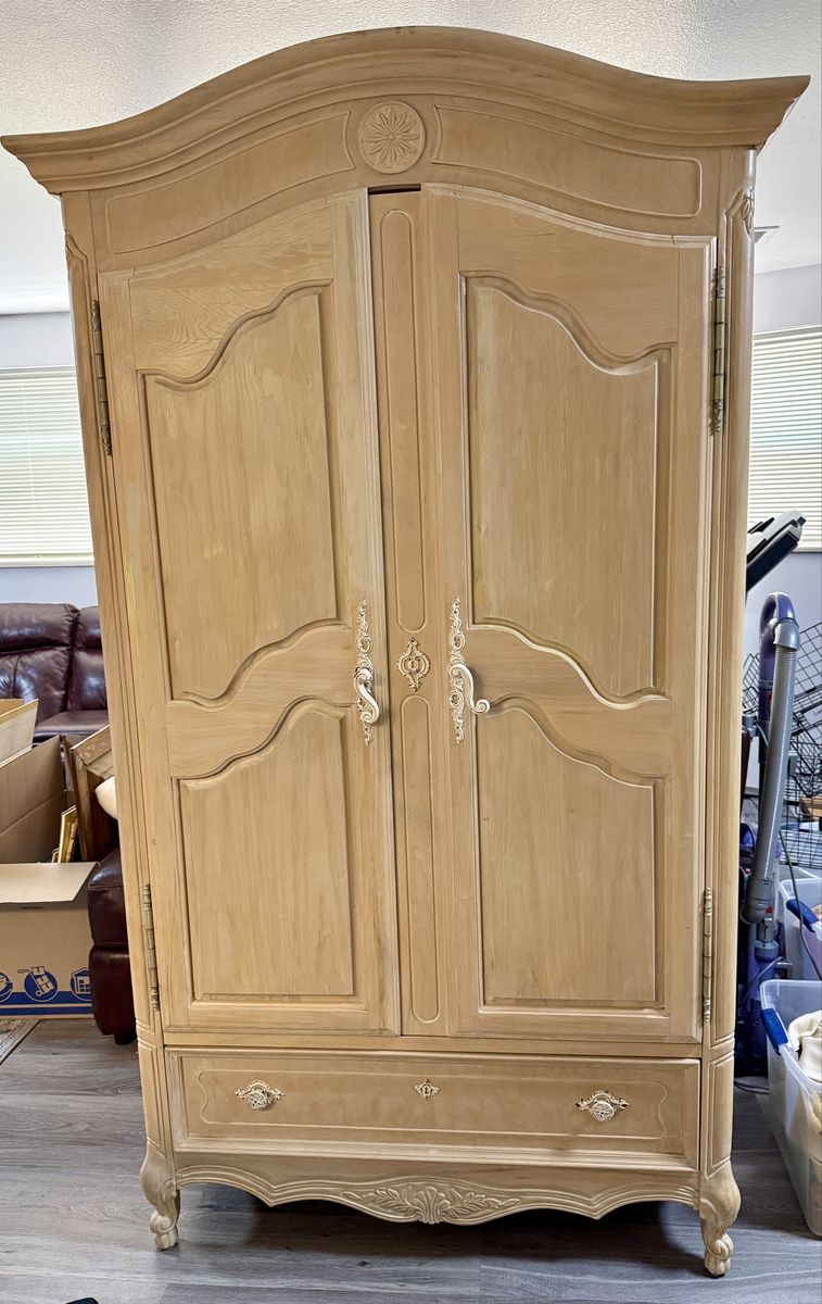 Wood armoire wardrobe /dresser