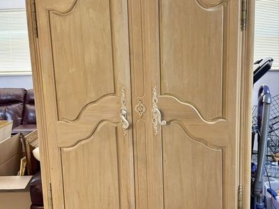 Wood armoire wardrobe /dresser