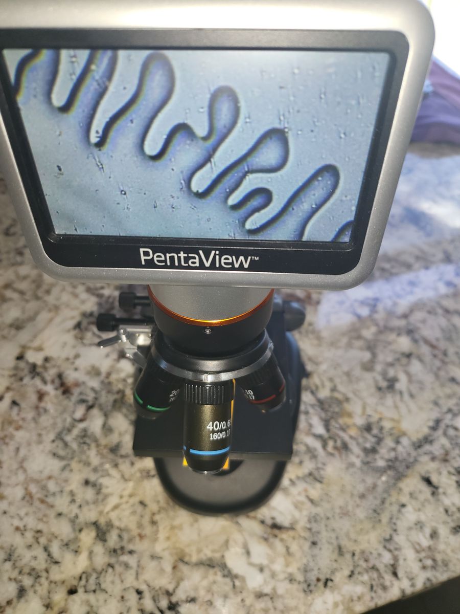 Celestron PentaView LCD Digital Microscope #44348 with Case, SD Cards & Slides