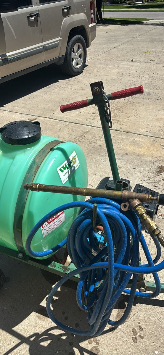 WW Grinder Inc. 25-Gallon Tow-Behind Sprayer with Engine - Wichita, Kansas