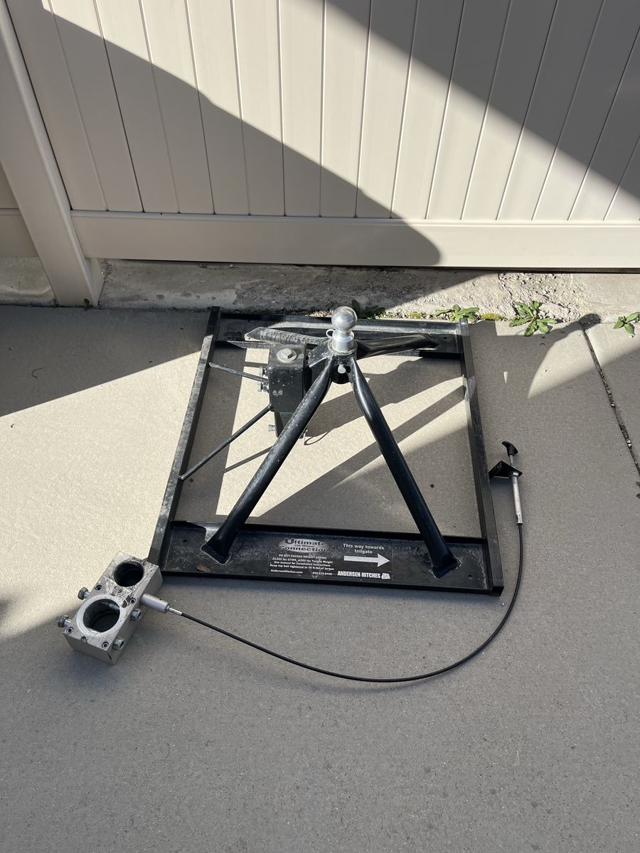Andersen 5th Wheel Hitch (Rail Mount) 24k Rated