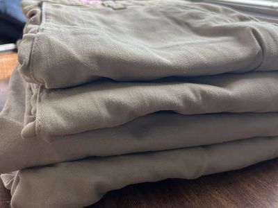 LOT Cat & Jack Girls' 14 Khaki & Navy Pants Lot - 6 Pairs, Gently Used