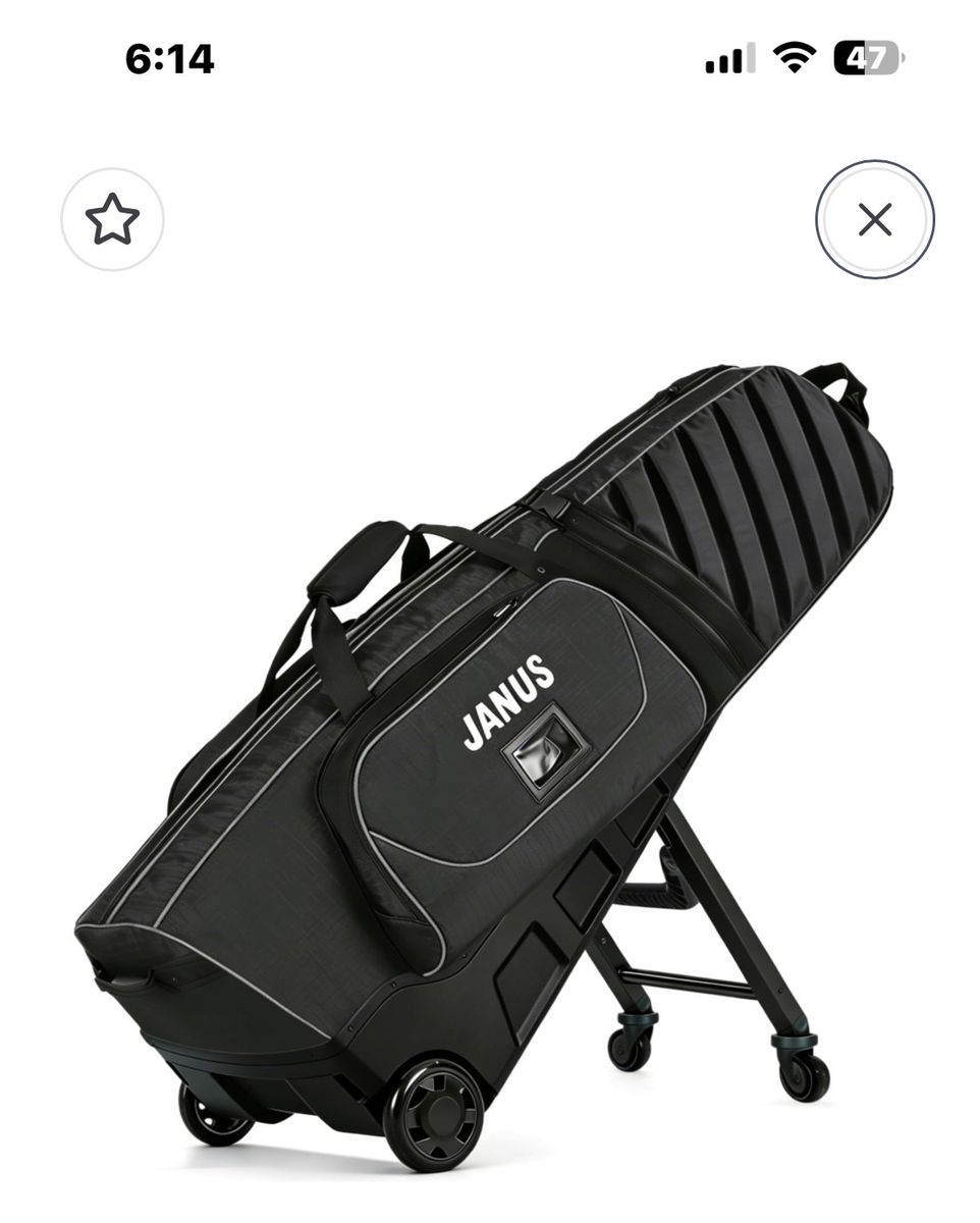JANUS Golf Travel Bag with Wheels for Airlines, 360° Spinner NEW in box