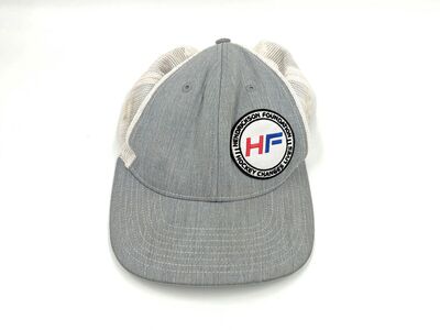 Henderson Foundation Trucker Hat Richardson Grey and White