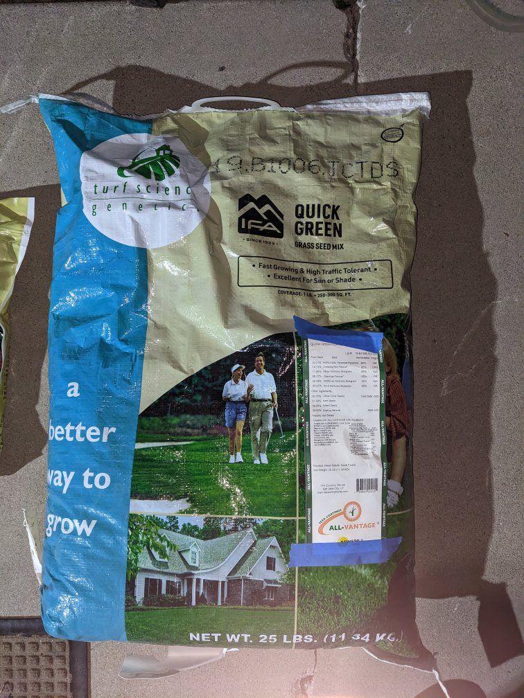 Scotts Turf Builder Sun & Shade Mix WaterSmart Plus Grass Seed, 7lb, & IFA Quick Green Grass Seed Mix, 38lb