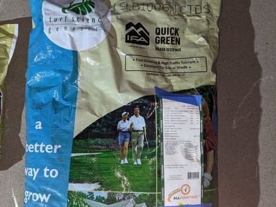 Scotts Turf Builder Sun & Shade Mix WaterSmart Plus Grass Seed, 7lb, & IFA Quick Green Grass Seed Mix, 38lb