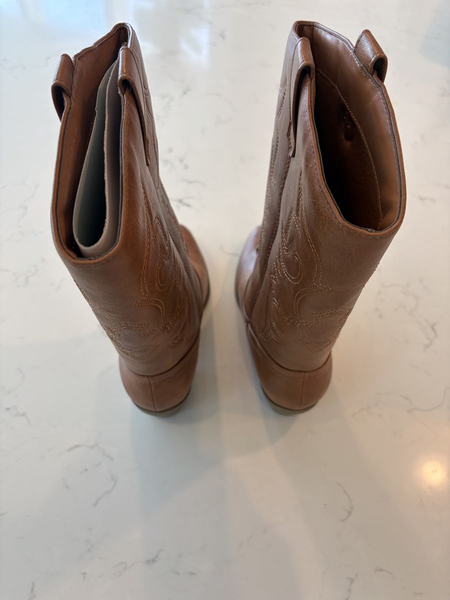 Dream Pairs Mid Calf Western Cowboy Boots