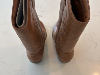 Dream Pairs Mid Calf Western Cowboy Boots