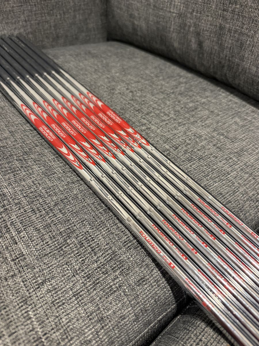 Nippon Modus Tour 120 X Extra Stiff Iron Shaft Pulls 3-PW 0.355T Pulls ~34-37.5” Excellent