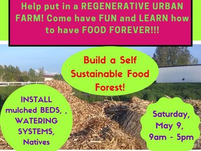 Garden Barn Raising Fun Day Sat May 8th 8 to 5pm of Helping and Learning Easy Self Sustainable Growing Food