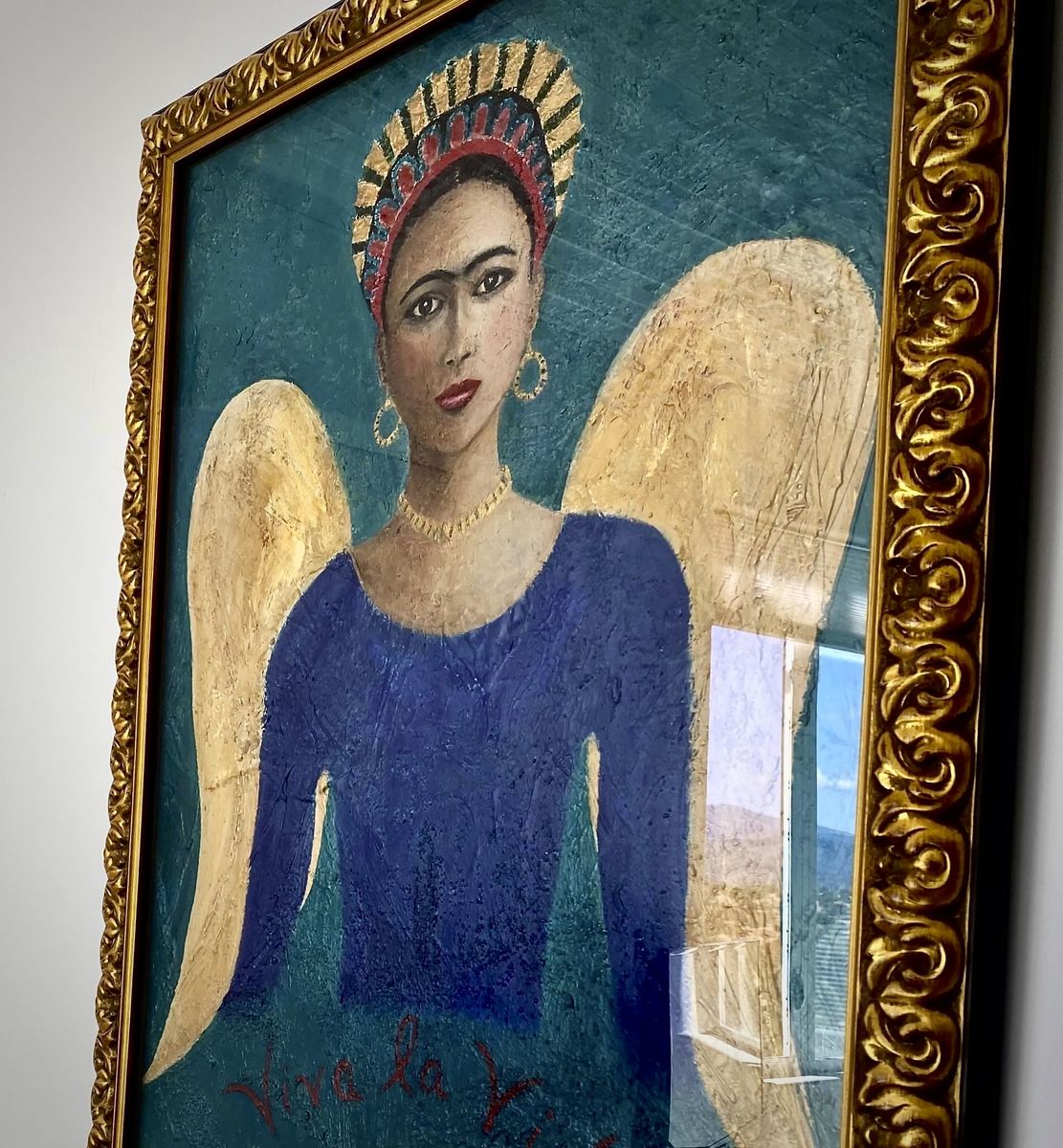 Viva La Vida - Frida Kahlo (40 by 54 inches in ornate frame)