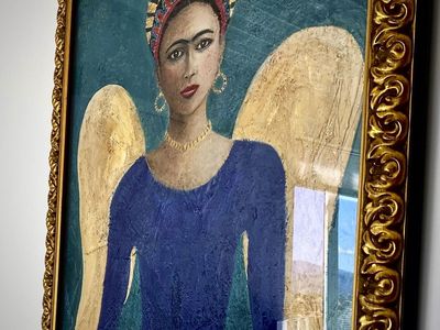 Viva La Vida - Frida Kahlo (40 by 54 inches in ornate frame)