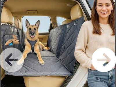 Waterproof Back Seat Dog Cover with Hard Bottom Bridge Extender (NEW)