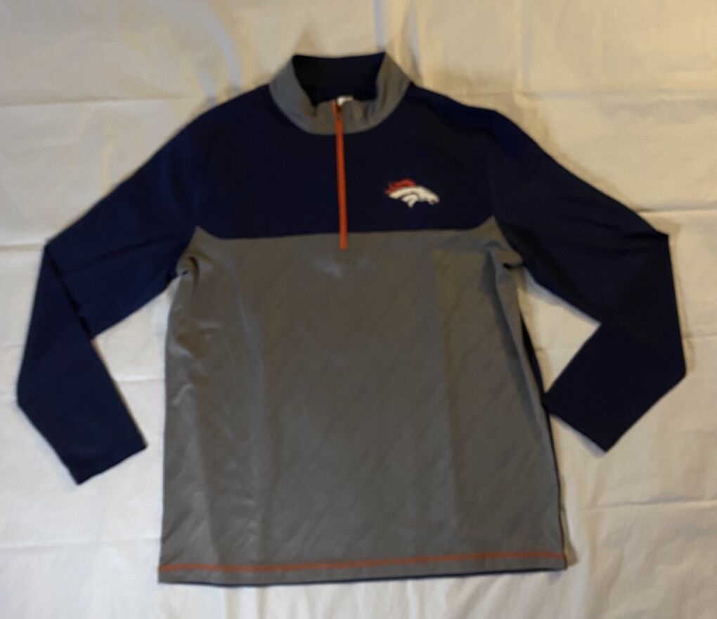 Denver Broncos Men’s XL NFL Team Apparel 1/4 Zip