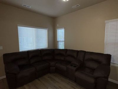 Brown Reclining Sectional Sofa with Cupholders - Used