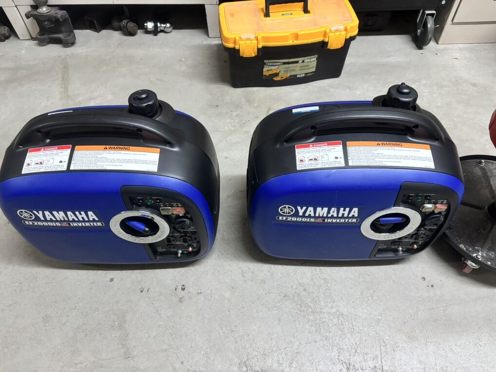 Two Yamaha EF2000iS Inverter Generators Parallel