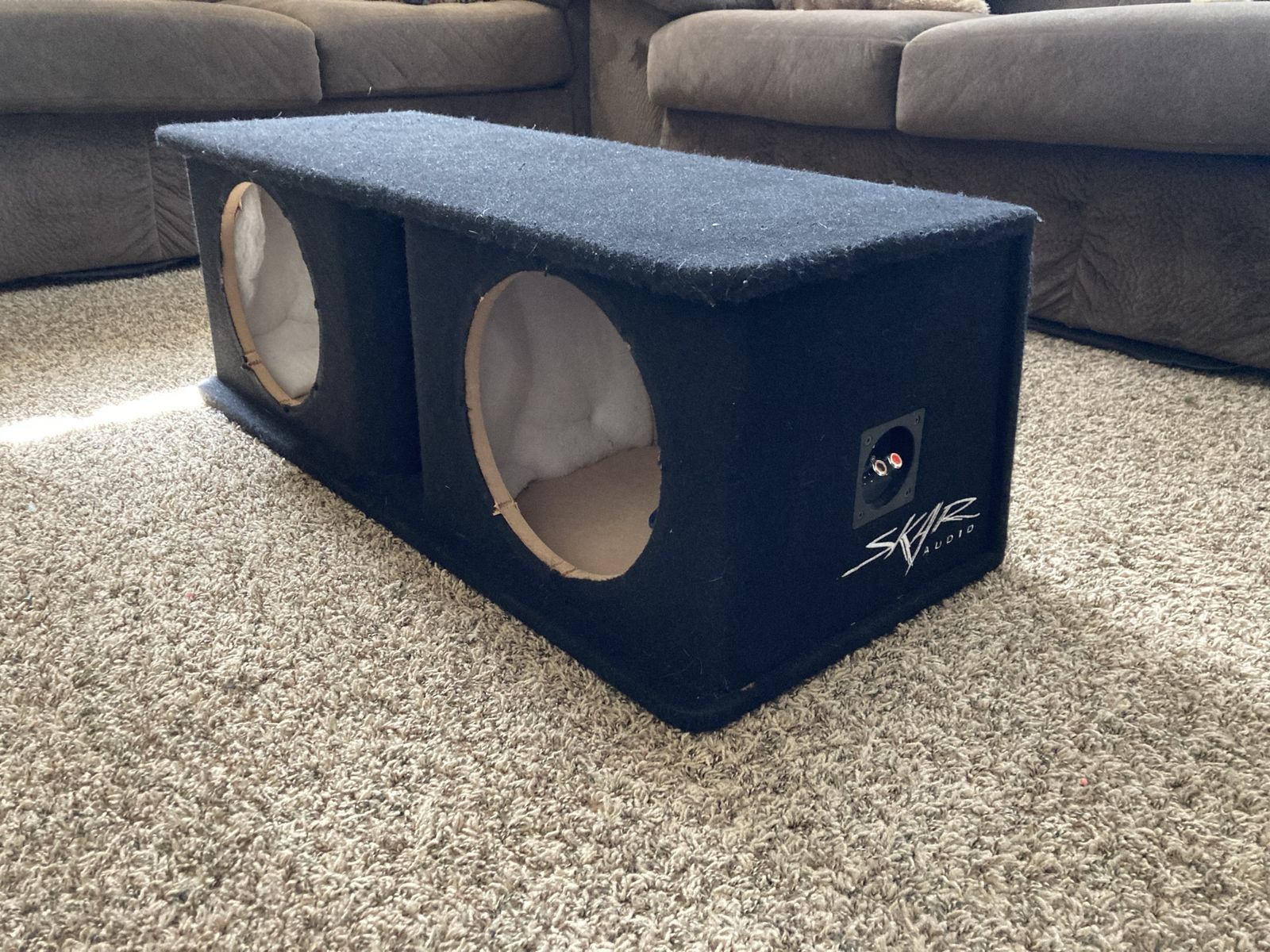 SKAR Audio Dual Subwoofer Enclosure - Empty Car Audio Sub Box