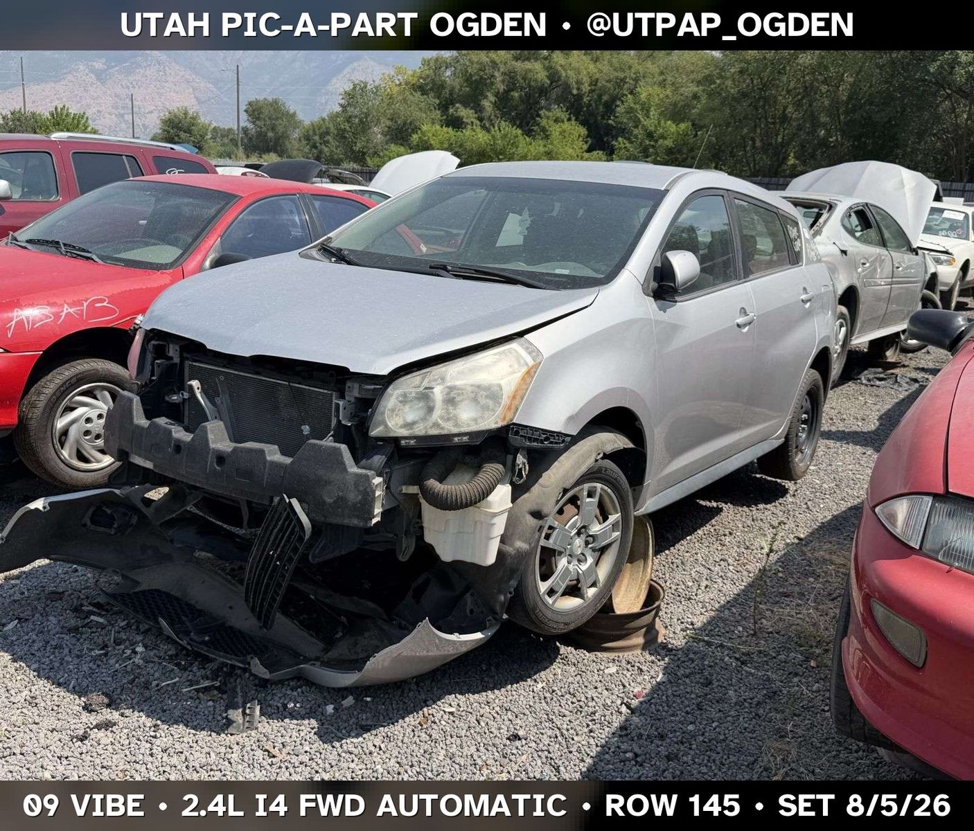 Just In! 2009 Pontiac Vibe Parts - UTPAP Ogden