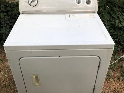 Whirlpool Electric Dryer - White, Front Load, Cleaned & Serviced, Good Working Order