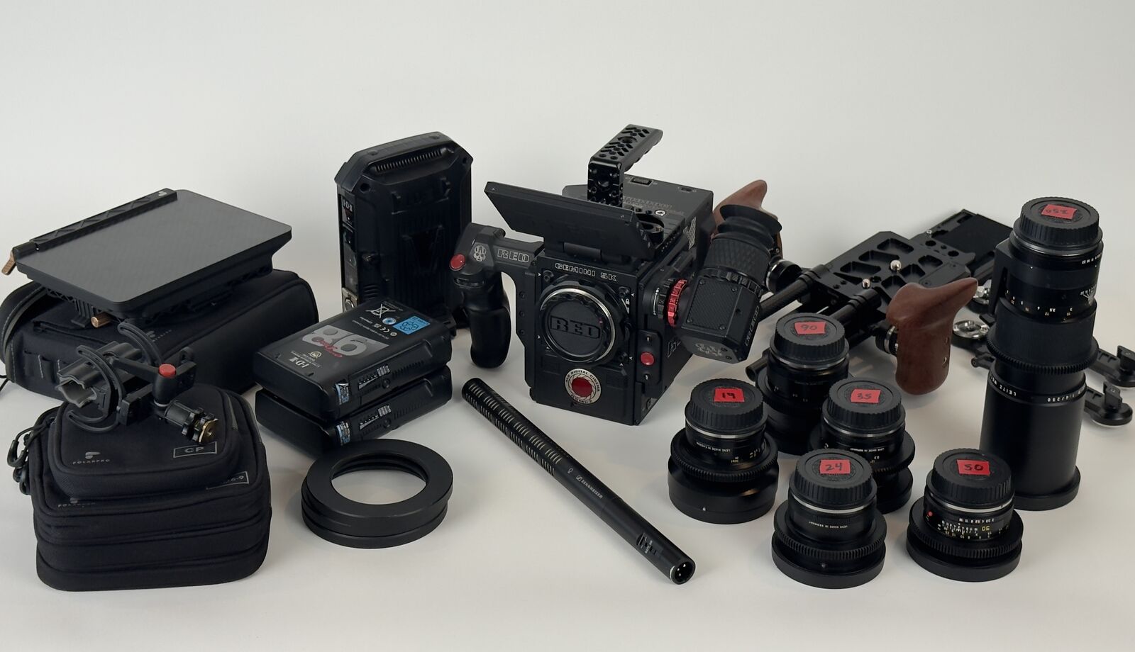 Red Gemini, Leica R Prime set, DJI Inspire 2, Plus Extras