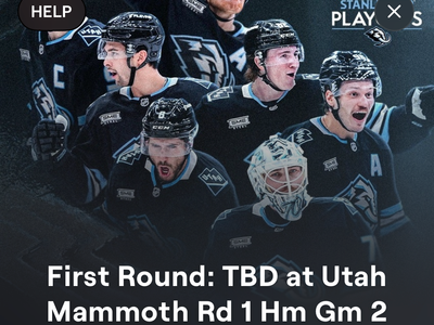 Utah Mammoth Playoff Tickets (2) - Lower Bowl - Round 1, Game 2