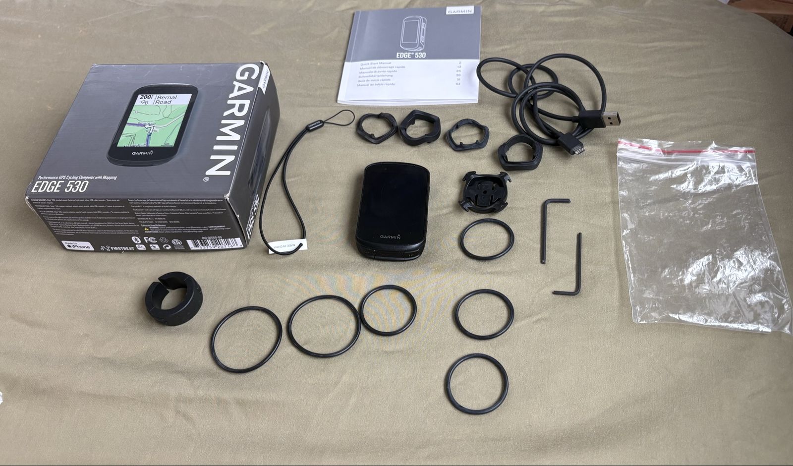 Garmin Edge 530 GPS Cycling Computer - Advanced Performance Tracking Bundle