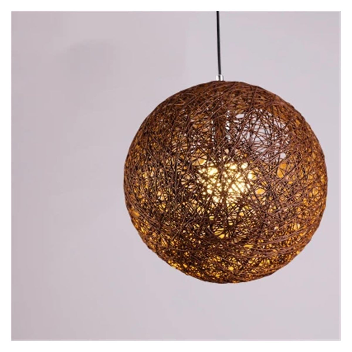 NEW Chandelier Light, Modern Pendant Lights Colorful Rattan Ball Hanglamp