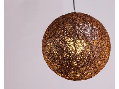 NEW Chandelier Light, Modern Pendant Lights Colorful Rattan Ball Hanglamp