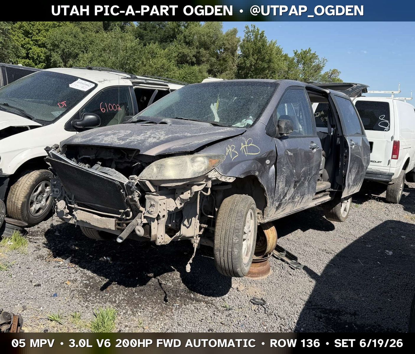 2005 Mazda MPV Parts - UTPAP Ogden