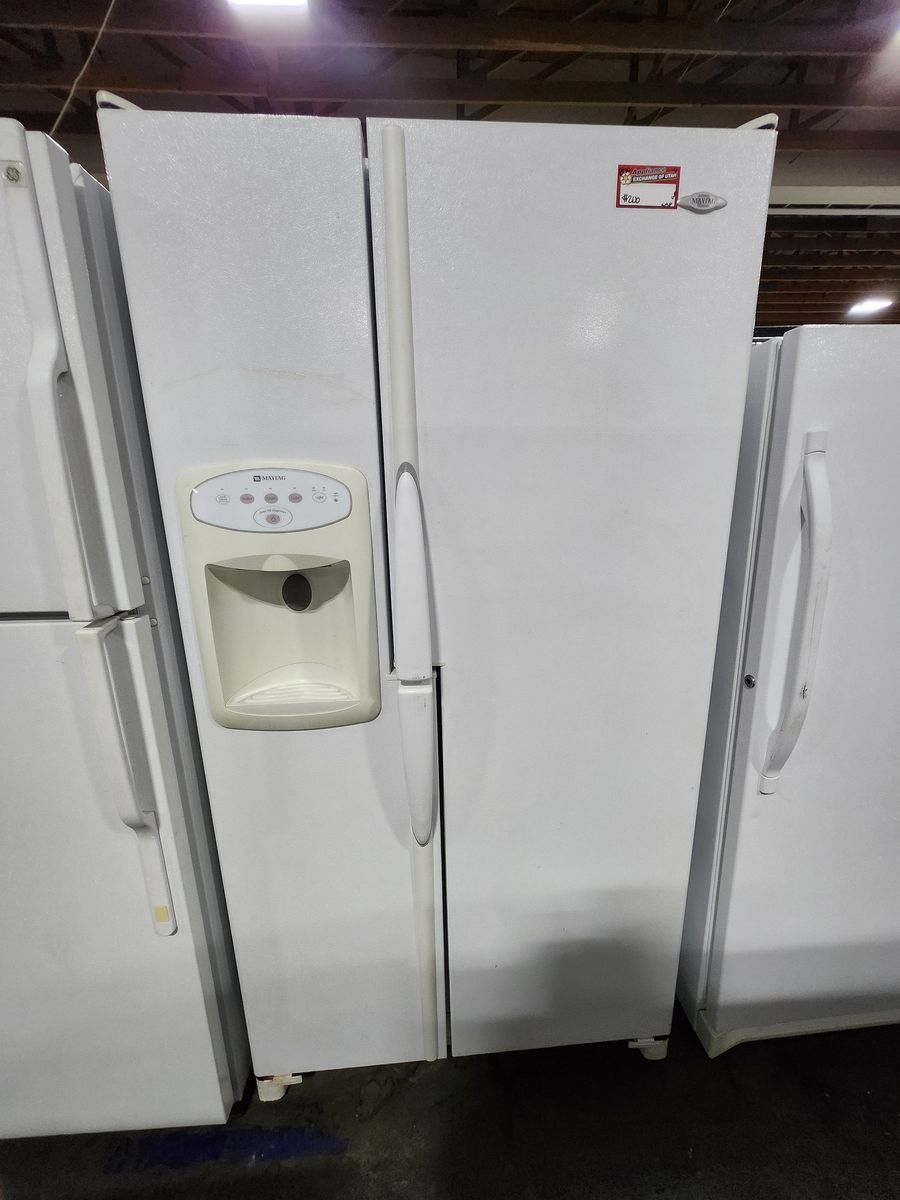 Maytag Side-by-Side Refrigerator in White